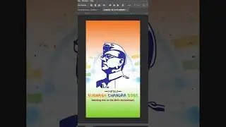 Tribute Netaji Subhash Chandra Bose's graphics|127th Birthday anniversary #netaji#republicday#india