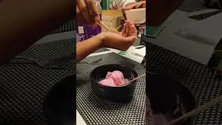 # Throwing Small sprinkle  #on icecream#viraling # shorts