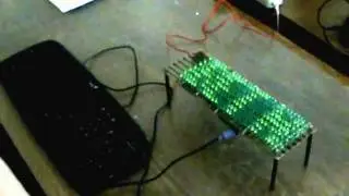 Бегущая строка на AVR ATMega48 с клавиатурным вводом