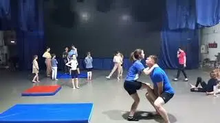 акробатика,сальто с фуса,театр,ейск