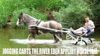 Jogging Carts The River Eden Appleby Horse Fair
