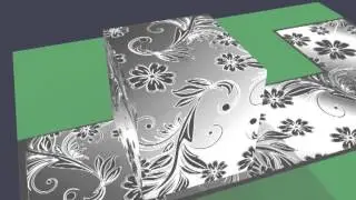 blender cube after unwrapping it and texture paint it. Arabic toturials for blender