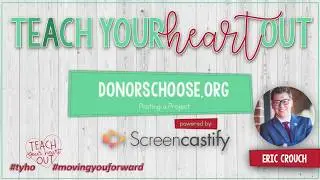 Donorschoose Tutorial for TYHO