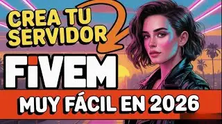HOW TO CREATE A FIVEM GTA V ROLEPLAY TX ADMIN SERVER 2026 (ESX and QBCORE)