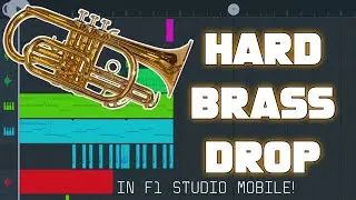 Making a Hard Brass Drop In Fl Studio Mobile! (Free FLM & Samples)