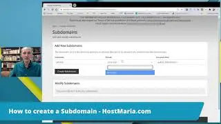 How to create a Subdomain at StackCP - HostMaria.com