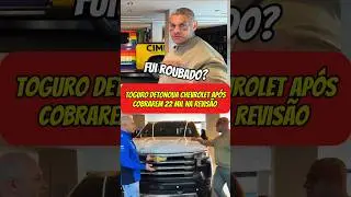 Toguro slams Chevrolet after spending 22 thousand reais on his Silverado's service