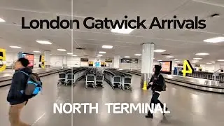 Gatwick North Terminal Arrivals Airside & Landside / May 2024