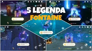 5 Lokasi Legenda Fontaine,Hidden Achievment,Genshin Impact