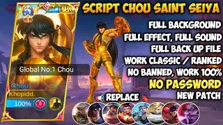 Script Skin Chou Saint Seiya Libra Shiryu No Password | Full Effect Voice | Update Patch Terbaru