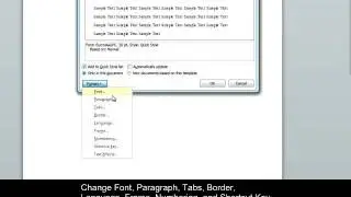 Microsoft Office Word PC: Creating a New Style