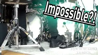 Extreme Mid-Tempo Double Bass Drumming Demonstration | Simon Schilling 
