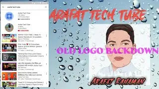 |arafat tech tube logo breakdown। Make Logo Like Arafat Tech tube. bangla new tutorial