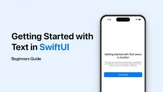 Getting started with Text Views in SwiftUI | Beginners Guide