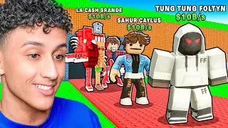 $0 - $1 TRILLION With YOUTUBER Only Brainrots in Steal a Brainrot!