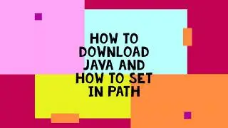 how to download JRE (Java Runtime Environment)and install and How to set in path