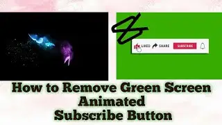 How to Rremove Green Animated  Subscribe Button Using #Capcut