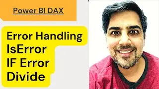 Power bi error handling using IsError, IFError and Divide -06 (Power BI Training)