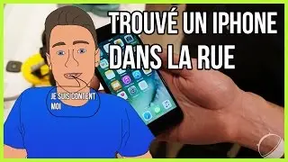 TROUVÉ UN IPHONE 7 DANS LA  RUE