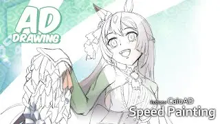 【speedpaint】| ADDrawing #92 Satono Diamond Fanart