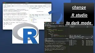 How to change R studio to dark mode || r programme dark mode || codemars || #rlanguage #rstudio