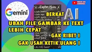Ubah File Gambar Ke Text Lebih Cepat Menggunakan AI Gemini