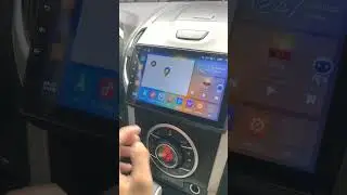 Isuzu mux 2017 installed head unit android  | top the line voice command 4G simcard slot