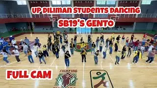 UP Diliman Students Dancing SB19'S GENTO (FULL CAM)