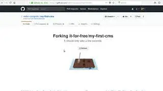Fork проекта репозитория на github. Как сделать форк
