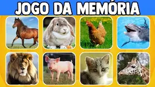 Jogo da Memória: Edição Animais - Teste Suas Habilidades!
