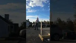 Meteor Hammer Ice Breaking #ropedart #meteorhammer #martialarts