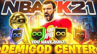 I FOUND THE BEST CENTER BUILD IN NBA 2K21 CURRENT GEN! FASTEST CENTER BUILD IN THE GAME! 90 SPEED!