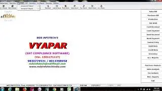 MDS Infotech's Vyapar Accounting Software Introduction Video - A complete Accounting Software in WB