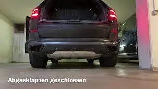 BMW G05 X5 M50i Sound Abgasklappen offen