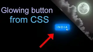 how to make glowing button in html & css|css se glowing button kese banaye
