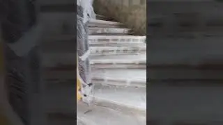 Консервация деревянной лестницы до реставрации