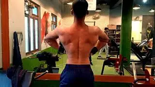 Back posing.. after exercise..