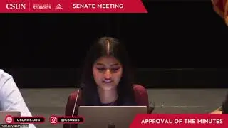 Senate Meeting - Monday September 30th