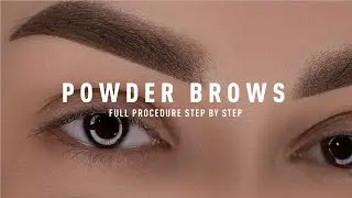 Permanent Make-Up Powder Brows Tutorial [ Updated 2024 ] 