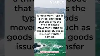#25  What is a Movement Type in SAP MM?