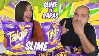 NO ESCOJAS la BOLSA de Takis/PAPAS INCORRECTA para HACER tu SLIME Jordi y Bego Momentos Divertidos