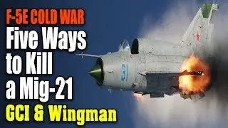 DCS World - Cook a Mig-21 5 ways - F-5 Dogfights featuring Nomad and Resin GCI