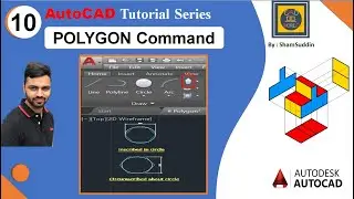 #10 | Polygon Command | Autodesk-AutoCAD | AutoCAD2018 | AutoCAD Tutorial Series |