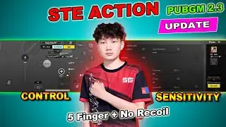 (LATEST) STE ACTION Sensitivity & Control Code PUBGM 2.3