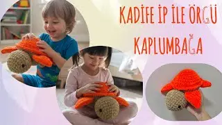Turtle 🐢 Made with Velvet Yarn | Crochet Amigurumi Toy Making