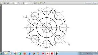 Tutorial de AutoCAD 2019: Rueda dentada