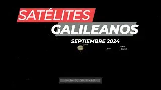 Satélites Galileanos, Septiembre de 2024