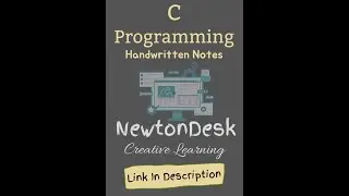 C Programming Language Handwritten Color Notes 📚 