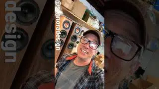 Markaudio CHR 90 + SB Acoustics Woofers on hardwood walnut Speaker Box | DIY | Sonnora Design
