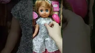 Развивающая интерактивная кукла «Оля» 40 см в нарядном платье